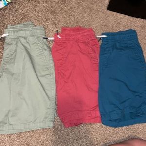 Bundle of 3 Cat and Jack Pull On Shorts Small 6/7